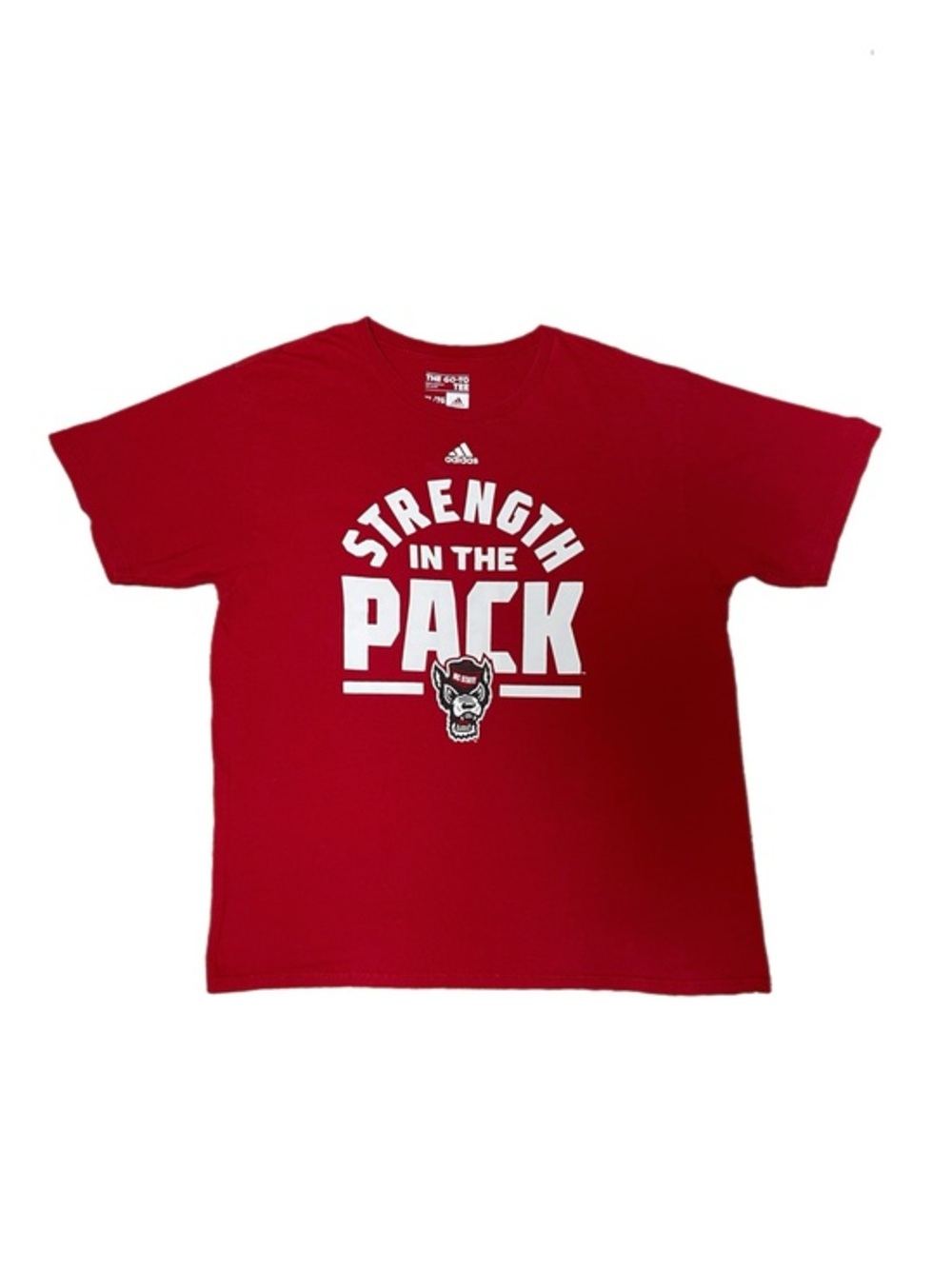ADIDAS NC STATE Wolfpack 100% Cotton Graphic Tee